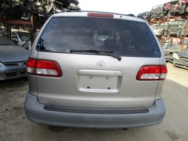 2001 TOYOTA SIENNA LE BEIGE 3.0L AT Z16280